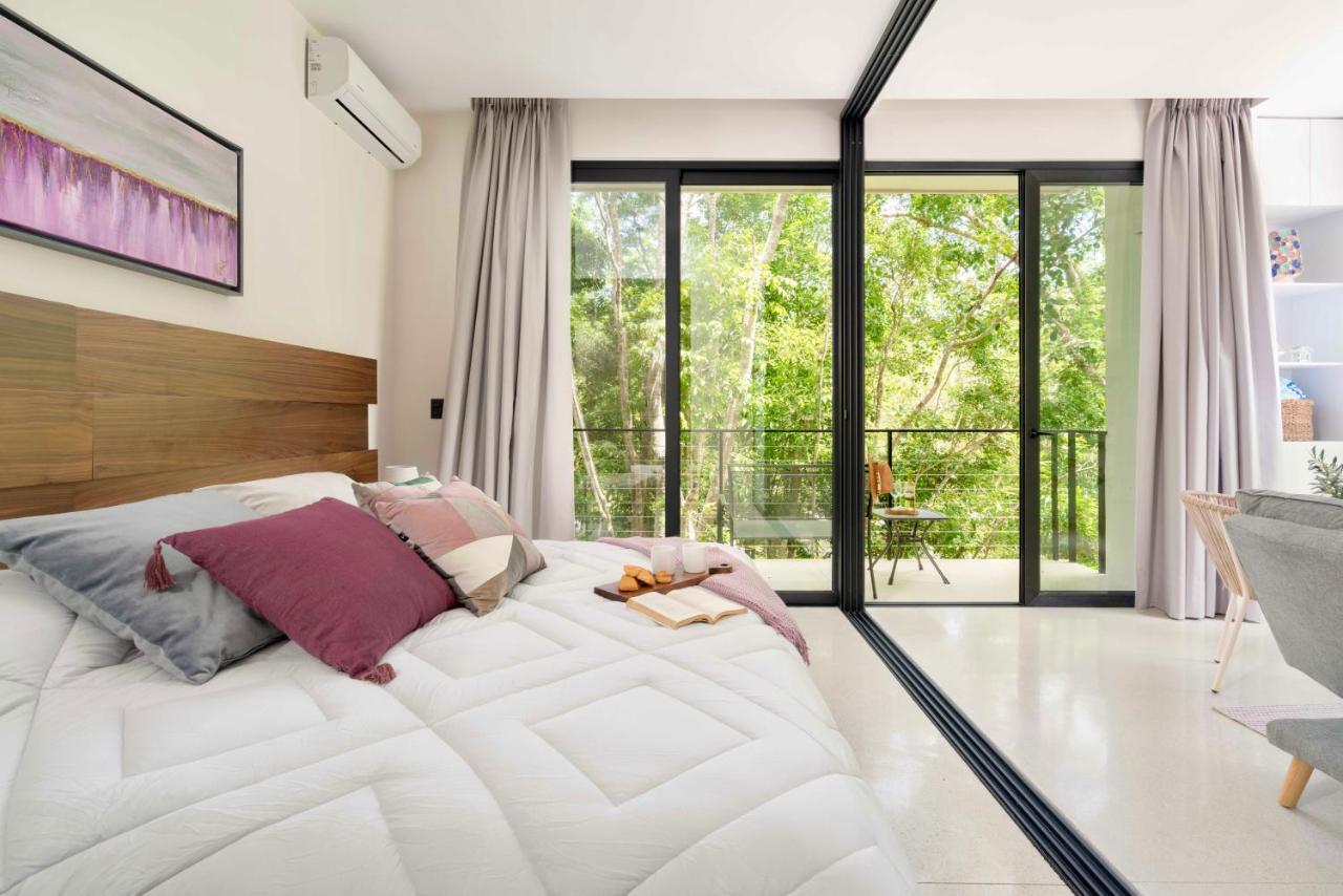 Stylish And Peaceful Jungle Studio At 525 Тулум Екстериор снимка