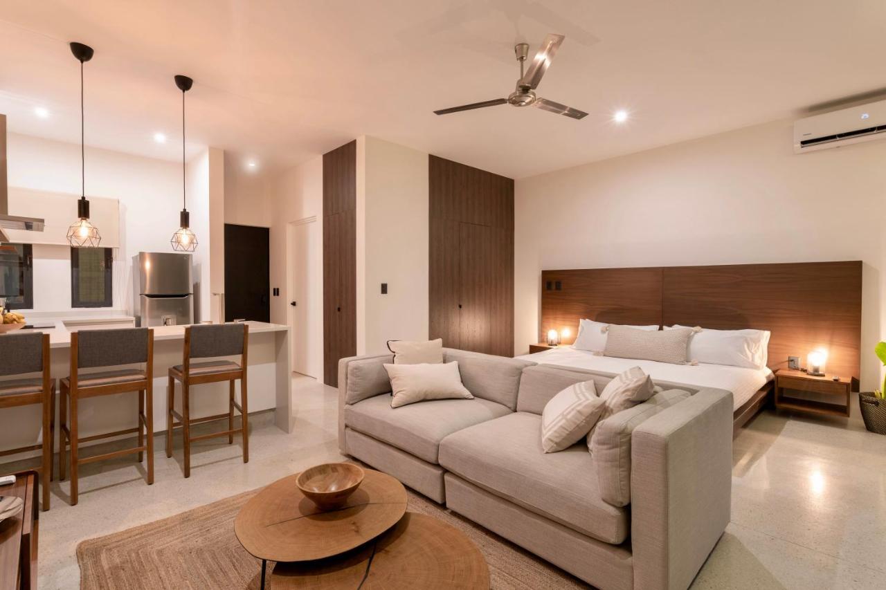 Stylish And Peaceful Jungle Studio At 525 Тулум Екстериор снимка